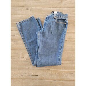 Express Jeans Juniors Size 5/6R Straight Blue Jeans‎ 3 Pockets 29 Inch Waist
